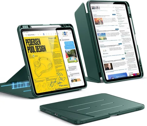 Miniatura 23 de ESR - Funda para iPad Air de 11 pulgadas M3/M2 (2025/2024), iPad Air de 5ª/4ª generación (2022/2020), funda con soporte vertical, múltiples ángulos