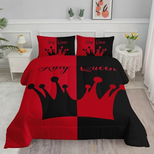 Miniatura 26 de Axolotl Juego de edredón de tigre individual para niños, juego de ropa de cama de animales salvajes para hombres, juego de edredón de mandala