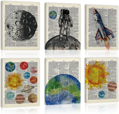 Miniatura 20 de CHDITB Decoración de aula de libros de lectura, citas inspiradoras, impresión artística de pared para niños, 12 x 16 pulgadas, libros motivacionales