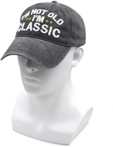 Miniatura 30 de Divertidos regalos de jubilación o cumpleaños sombreros para hombres y mujeres, gorra de béisbol clásica I'm Not Old Regalos para papá, abuelo