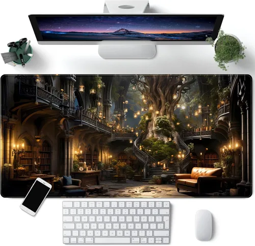 Miniatura 25 de Alfombrilla de mouse japonesa para juegos, color morado, XXL, extendida, anime, genial, grande, para teclado, mouse, alfombrilla de escritorio