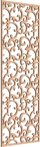 Miniatura 18 de Wheatland Paneles de pared decorativos de madera con calado, 9 3/8 pulgadas de ancho x 24 3/8 pulgadas de alto x 1/4 de alto, nogal