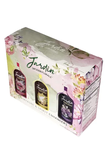 Miniatura 9 de Jardin - Set de regalo - Mezcladores de cóctel de alta calidad - Jarabes sin azúcar - Potenciador de espíritu brillante para cócteles y cócteles