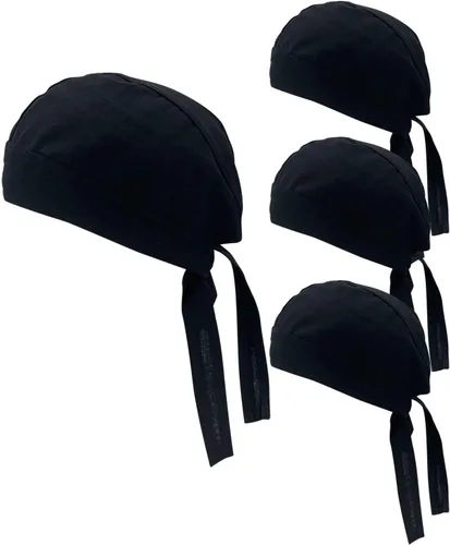 Gorro de algodón Do Rags Skull Beanie Doo Rag Chef Bandana Sombrero soldador Soldadura Sudor Skull Caps Rags Rags Casco Liner para hombres y mujeres