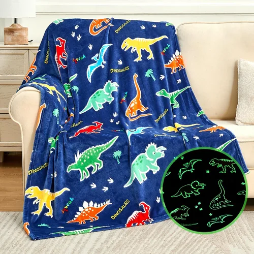 Miniatura 14 de SOCHOW Manta de Vellón con Diseño de Carro Camión Lindo para Niños y Niñas, Manta de Franela Suave Ligera Acogedora y Cálida para Cama de Niños