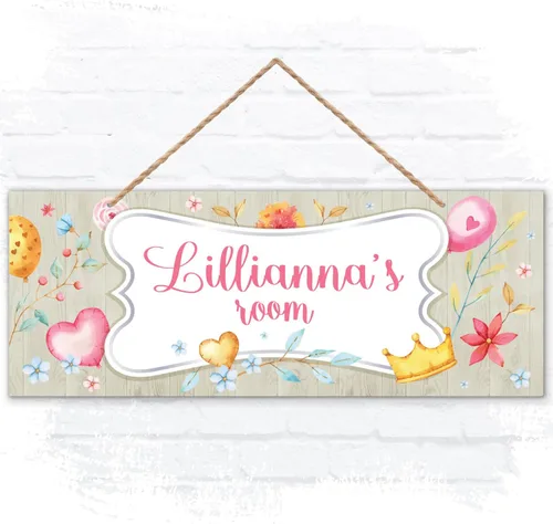 Miniatura 15 de Letrero personalizado con nombre de niña/niño, letrero decorativo personalizado para dormitorio de niños, tienda de campaña de castillo, Navidad