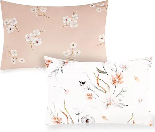 Miniatura 11 de Paquete de 2 fundas de almohada para niños pequeños, 13 x 18 pulgadas, funda de almohada de viaje para niños con cierre de sobre, fundas de almohada