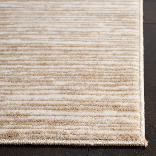 Miniatura 4 de SAFAVIEH - Alfombra de 4x6 pies, colección Vision, diseño moderno en tonos ombré, color crema, no suelta pelusa y fácil de limpiar, ideal para sala