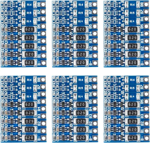 Miniatura 8 de Alinan 6 unids 3S 21 V 4.2 V Li-ion Balancer Junta 18650 Li-ion Balncing Carga Completa Batería Balance Función de Protección Junta
