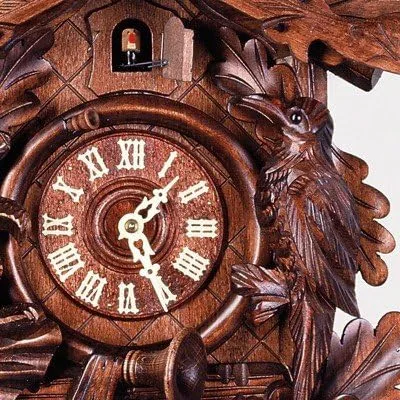 Miniatura 3 de Reloj de cuco Reloj de caza, ciervo de pie