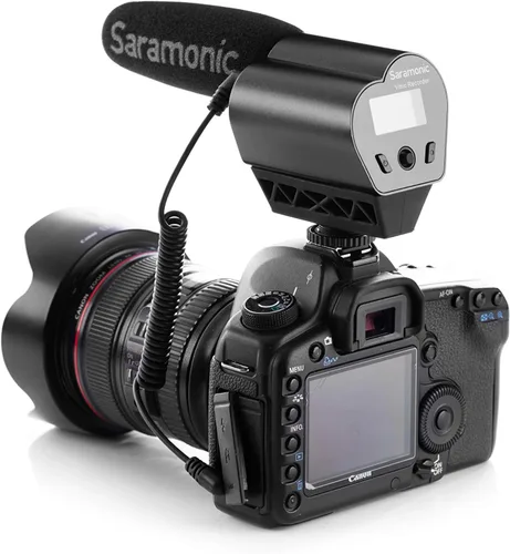 Miniatura 4 de Saramonic VMIC - Micrófono de video súper cardioide con grabadora de audio incorporada para cámaras DSLR