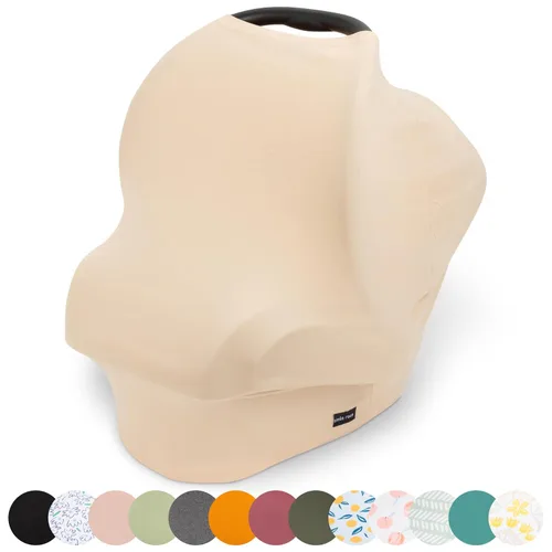 Miniatura 18 de Simka Rose Funda de asiento de automóvil para bebés, multiusos, transpirable, cubierta de lactancia y toldo para asiento de automóvil de bebé