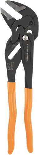 Miniatura 12 de Klein Tools D5317 Llave de alicates compacta, llave de alicates ajustable multiusos de alto apalancamiento con mordazas lisas, 7 pulgadas