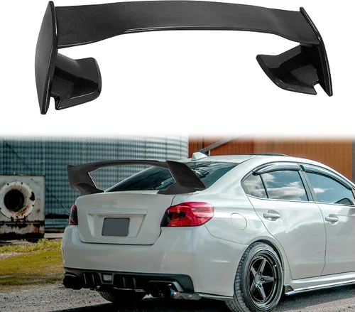 Miniatura 4 de KUAFU alerón para maletero trasero compatible con Subaru WRX y WRX STI 4 puertas sedán 2015-2021, alerón para alerón de cajuela trasera