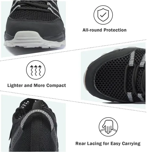 Miniatura 6 de MAINCH Zapatos de agua de senderismo para mujer, de secado rápido, para deportes al aire libre