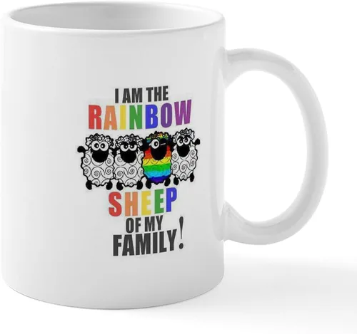 Miniatura 39 de CafePress Jake's Rainbow Shark - Taza de café de cerámica (11 oz)
