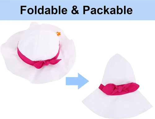 Miniatura 22 de SimpliKids Sombrero de sol para bebé de ala ancha con protección solar UPF 50+ UV Ray