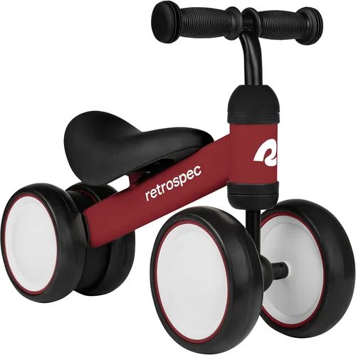 Miniatura 8 de Retrospec Cricket - Bicicleta de equilibrio para bebé, juguete de 4 ruedas para edades de 12 a 24 meses, primera bicicleta y bicicleta para niños