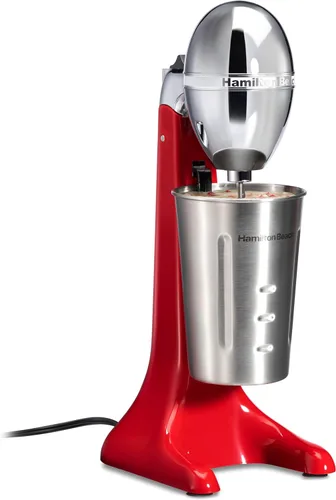 Miniatura 9 de Hamilton Beach DrinkMaster Mezclador Eléctrico de Bebidas, Batidora de Malteadas Retro y Espumador de Leche, 2 Velocidades, Taza Extra Grande
