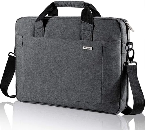 Miniatura 13 de Voova - Bolso para laptop de 15, 15.6, 16 pulgadas, funda para computadora con bandolera, maletín expandible impermeable para negocios para hombres