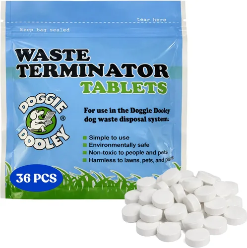 Doggie Dooley 36 pastillas de desecho, color blanco