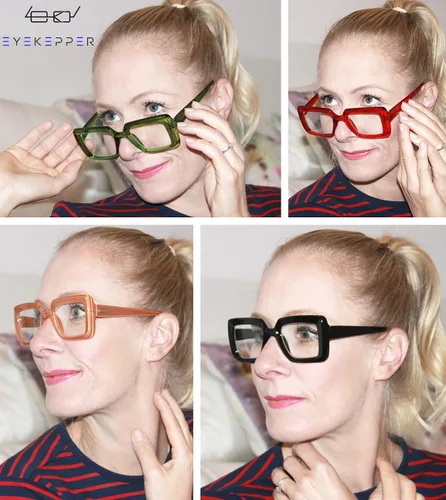 Miniatura 2 de Eyekepper Paquete de 4 lentes de lectura progresivos multienfoque con bloqueo de luz azul para mujeres sin línea multifocal