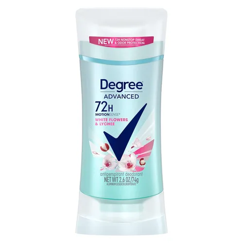 Miniatura 10 de Degree Advanced Protection - Desodorante antitranspirante White Flowers & Lychee para mujeres, 72 horas de control del sudor y el olor