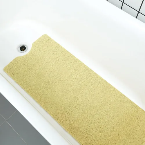 Miniatura 9 de Leotruny Tapete de ducha para bañera de 40 x 16 pulgadas, antideslizante, de cloruro de polivinilo suave, tapete para bañera para baño