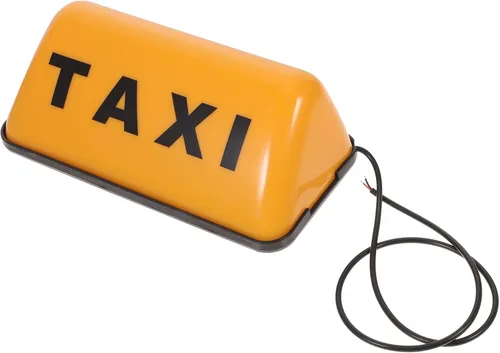 Miniatura 6 de Uonlytech Señal iluminada del techo del taxi de la luz del taxi de la cabina llevó la luz del taxi de la base