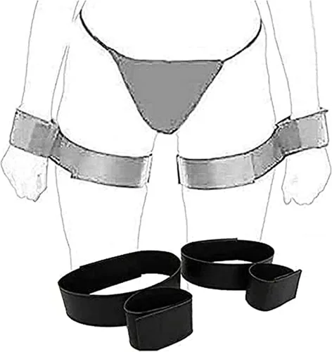 Miniatura 2 de Sujeción de cama para cama de tamaño individual, lazos sexuales para adultos para tobillos y muñecas, esposas sexuales, kits de bonage, correas