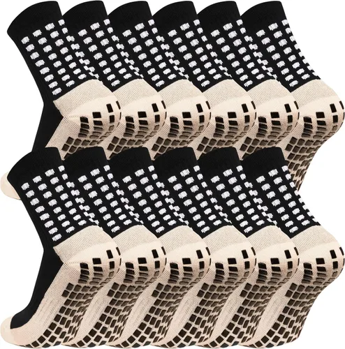 Miniatura 13 de Calcetines de fútbol con agarre para hombre, calcetines atléticos antideslizantes, calcetines de fútbol americano y baloncesto antideslizantes