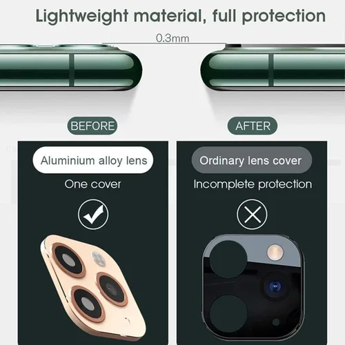 Miniatura 5 de Adhesivo para lente de iPhone XR/X Convert to iPhone 11/11 Pro/11 Pro Max, protector de lente de cámara para iPhone XR/X/XS/XS Max, cubierta