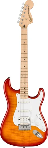 Miniatura 11 de Guitarra eléctrica Squier Affinity Series Stratocaster FMT, color Black Burst, diapasón de maple