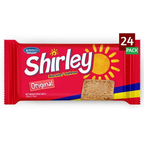 Miniatura 5 de Wibisco Shirley Biscuits, chocolate, 3.7 oz (paquete de 24)