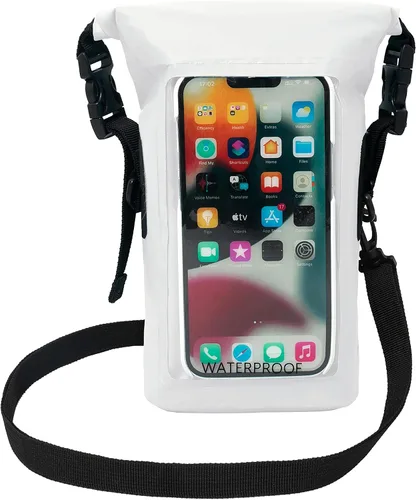 Miniatura 17 de geckobrands Bolsa impermeable para teléfono, geckoflage ártico, bolsa para teléfono al aire libre y bolsa seca, teléfonos Samsung Galaxy, teléfonos