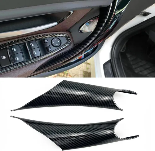 Miniatura 10 de Cubierta para manija de puerta de automóvil izquierda y derecha, Cubiertas Decorativas Protectoras para Manijas de Tirador Interior de Puerta