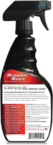 Miniatura 2 de Limpiador de ruedas Grime Away, espray de 24 onzas para ruedas, llantas, neumáticos y frenos con cerámica para automóviles, motocicletas, barcos