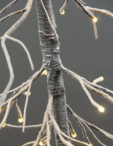 Miniatura 9 de Lightshare Árbol de abeto nevado de 13 pies, 328 luces LED, para uso en interiores y exteriores, blanco cálido, para el hogar, festival, fiesta