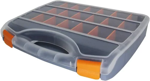 Miniatura 17 de Utoolmart Caja de herramientas de 9 pulgadas, caja de almacenamiento con compartimento de PP, organizador y almacenamiento para herramientas