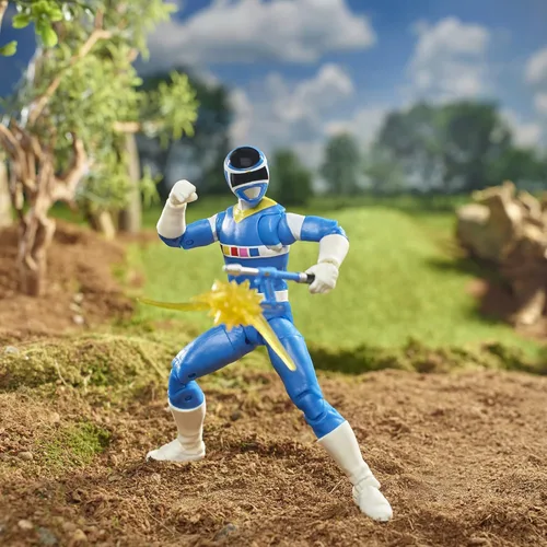 Miniatura 7 de Power Rangers Lightning Collection in Space Blue Ranger & Galaxy Glider - Figura de acción coleccionable de 6 pulgadas, múltiples accesorios