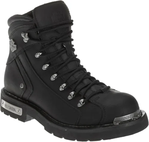 Miniatura 2 de Harley-Davidson Botas casuales de cuero electrónico para hombre, color negro, 7