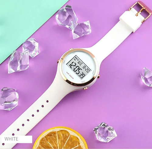 Miniatura 49 de Women LED Display Elecreonic Watch Fashion Chrono Alarm Digital Clock Woman Outdoor Sport Wirstwatch
