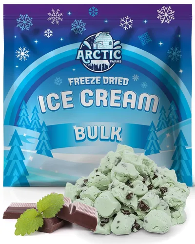 Miniatura 27 de Arctic Farms Trozos de Helado Liofilizado a Granel - No se Derrite (Mantequilla de Maní) (1 libra)