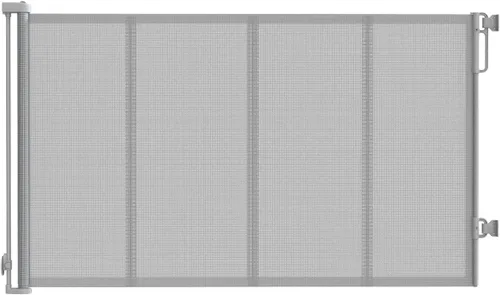 Miniatura 11 de Reinforced 120" Extra Wide Retractable Baby Gates for Stairs, Mesh Saftey Gate for Pets, 10 Foot Retractable Dog Gate, No Drilling, One-Hand