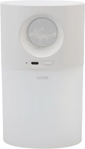 Miniatura 10 de Mini humidificador, humidificador pequeño de niebla fina de nivel nano con luz ambiental colorida, bajo ruido, 11.8 fl oz, gran capacidad, Rosa