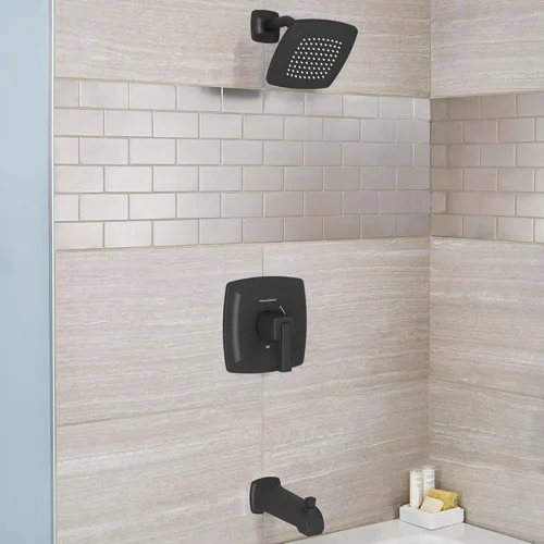 Miniatura 3 de American Standard TU353508.013 Townsend - Grifo de bañera con cabezal de ducha y cartucho para ahorrar agua, níquel pulido PVD