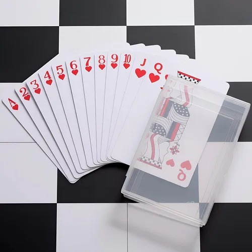 Miniatura 4 de Vicenpal Caja de Cartas de Juego de Plástico Transparente Estuche para Mazo de Cartas Soporte con Cierre a Presión Organizador de Almacenamiento