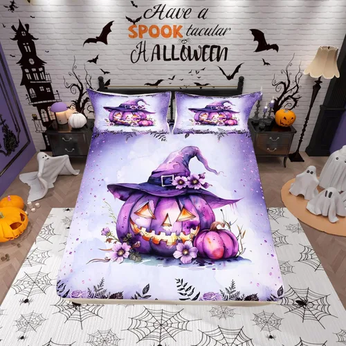 Miniatura 19 de Juego de ropa de cama con estampado de leopardo, tamaño individual, juego de cama de guepardo africano para decoración de dormitorio
