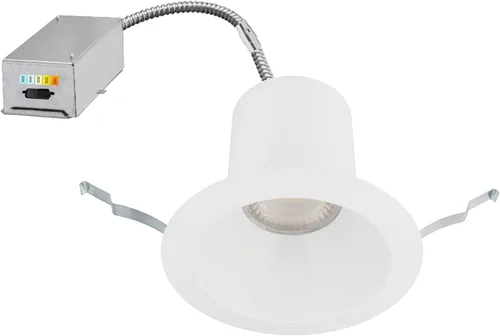 Miniatura 8 de WAC Lighting Blaze - Luz LED empotrable redonda de 6 pulgadas con kit de marco de nueva construcción, 5-CCT seleccionable 25 W, 2500 lúmenes