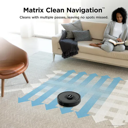 Miniatura 7 de Robot aspirador ultra AI Shark AV2501S, con Matrix Clean, mapeo doméstico, base autovaciada sin bolsa HEPA de 30 días de capacidad, perfecta
